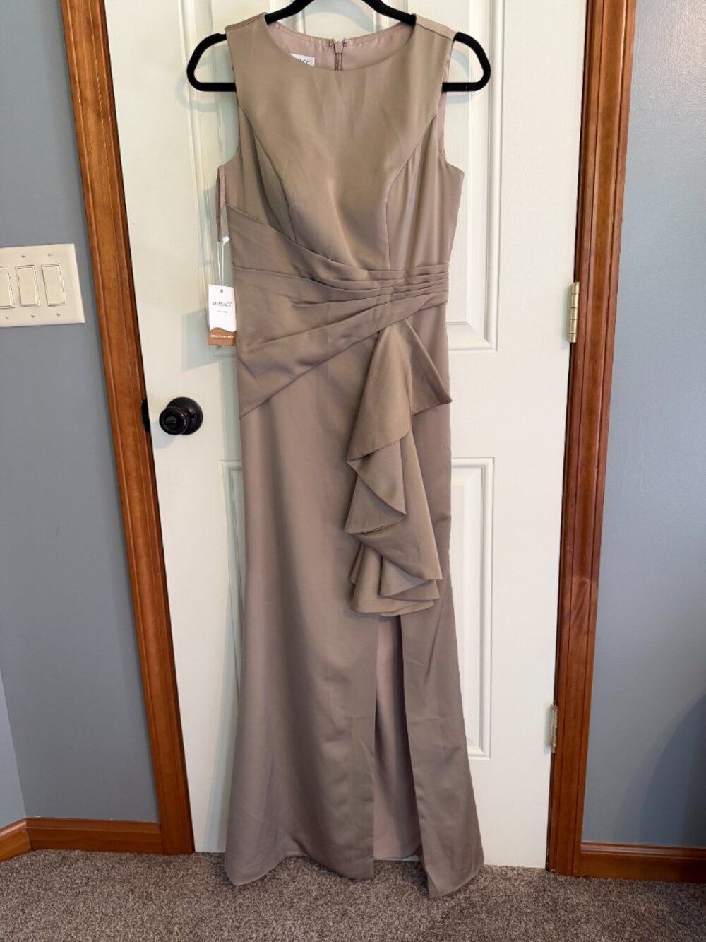 Missacc Sheath Mother of the Bride Dress Taupe NWT
